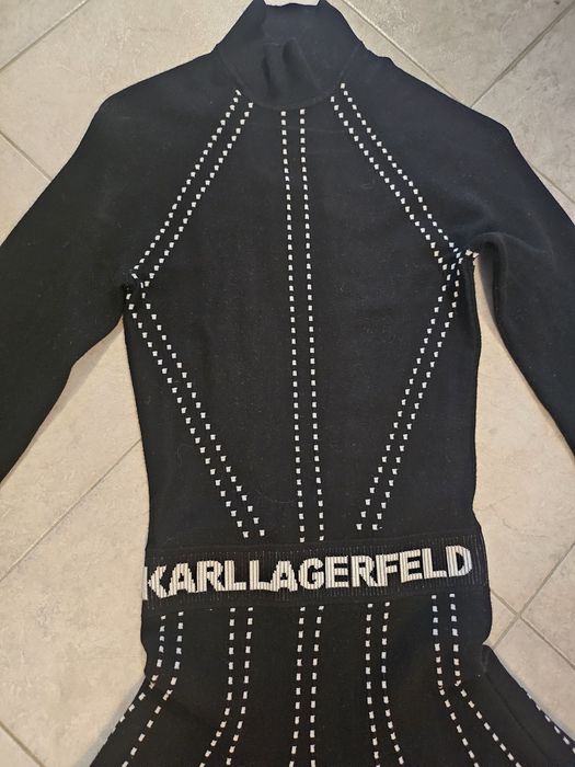 Рокля с лого брандинг Karl Lagerfeld