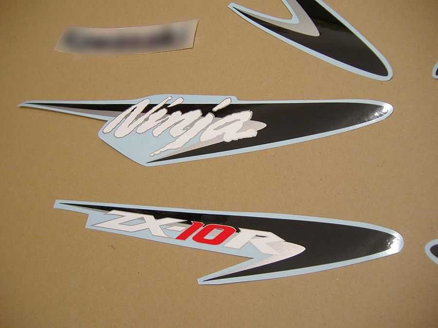 Стикери Kawasaki ZX10R Ninja 2006-2007 лепенки кавазаки зх10р zx-10r