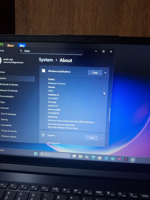 Vand laptop IdeaPad115IJL7 diagonala de 15''