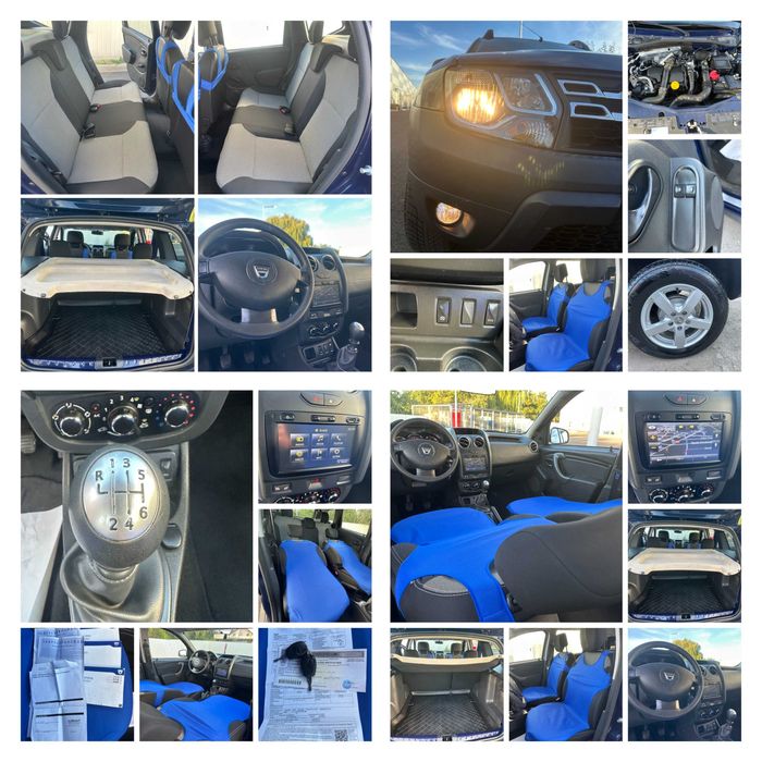Dacia Duster 2WD*1.5 diesel-DCI*af.2016*euro 6*navigatie*factura+fiscal*nr.rosii