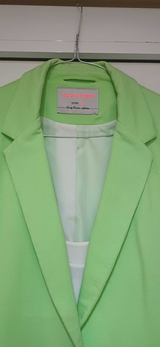 Разкошно Сако в Електриково Зелено - есен/пролет/лято! НОВО!