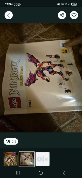 71832 Lego Ninjago Dragonul haosului Thunderfang