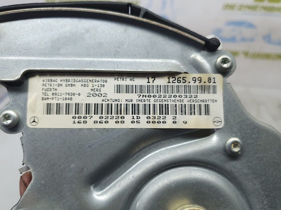 Airbag pasager 1688600805000009 1688600805 Mercedes-Benz Vaneo W414 [