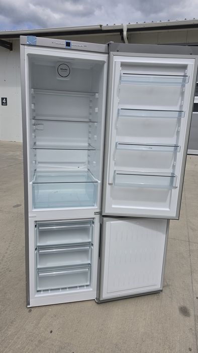 Хладилник с фризер Miele inox