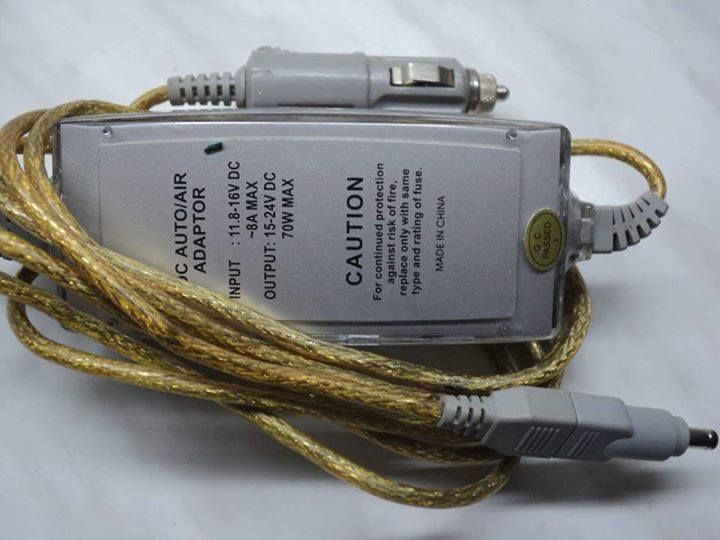 Incarcator-Alimentator Laptop Auto 15-24 V, 70W Auto-reglabil