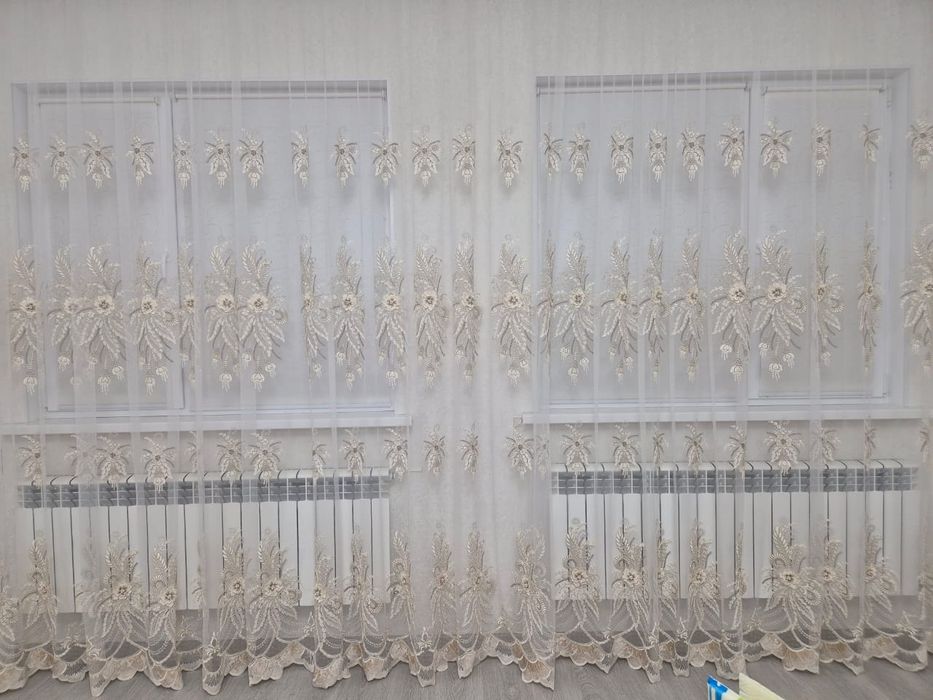 Тюль    Б/у. 10м