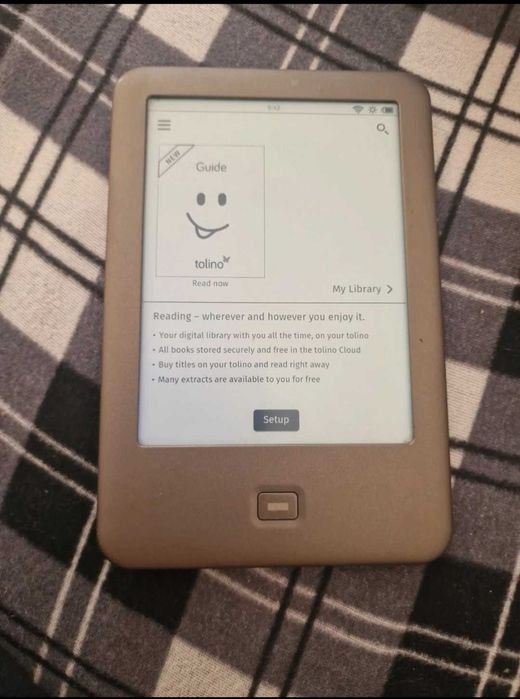 Ebook reader Tolino Shine la cutie ,4000 cărți, iluminare