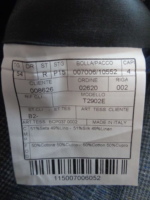Sacou Boglioli model Dover  matase si in marimea 54