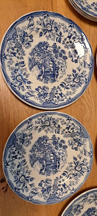 Portelan englezesc Ironstone 5 farfurii fel principal