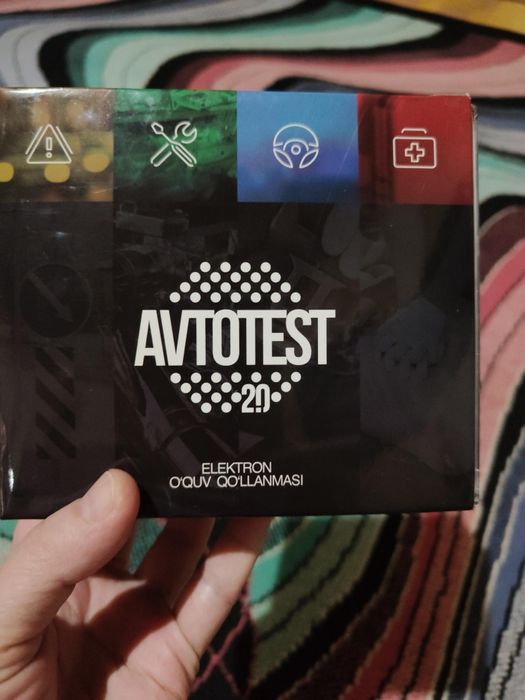 Продам автотест. На узбекском и русском языках.