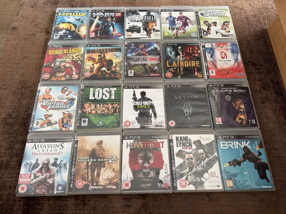 Продавам лот от 20 игри за PlayStation 3 – 80€