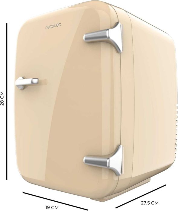 Мини хладилник Cecotec 4L , 12V-220V, функция за охлаждане и отопление