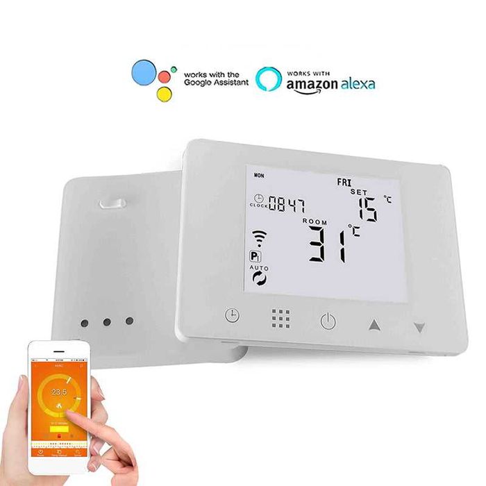 Termostat centrala fara fir cu conexiune la telefon/ wifi