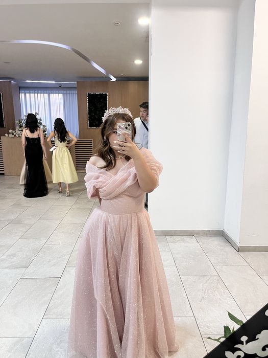 Вечернее платье, розовое