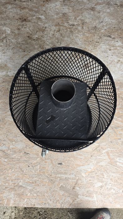 Soba incalzitor pe lemn sauna rotund sau rectangulara 4mm tabla