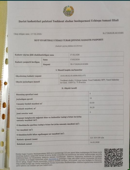 Uchtepa tumanida 2 xonali uy ijaraga