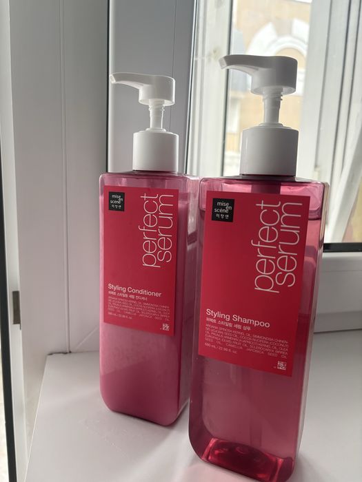 Шампунь + бальзам mise en scene Корея. Для поврежденных волос