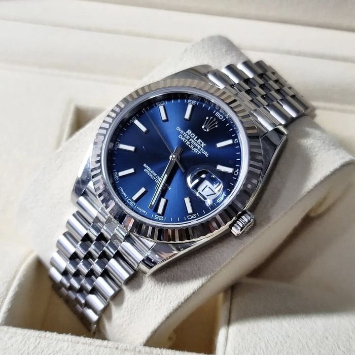Rolex datejust blue dial 36,mm lady