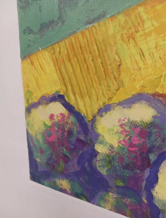 Set 3 tablouri pictate pe panza 450 x 350 mm