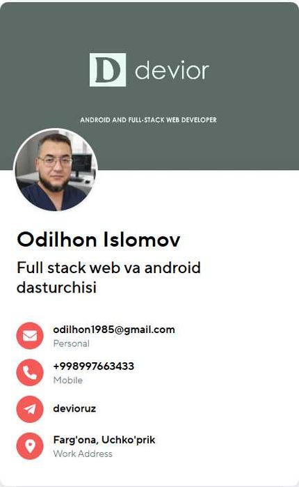 Dasturlash xizmati - sifatli, tez va hamyonbop
