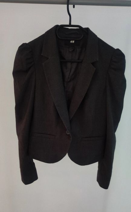 Sacou H&M dama elegant gri mărimea S