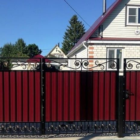 Продам ворота с забором