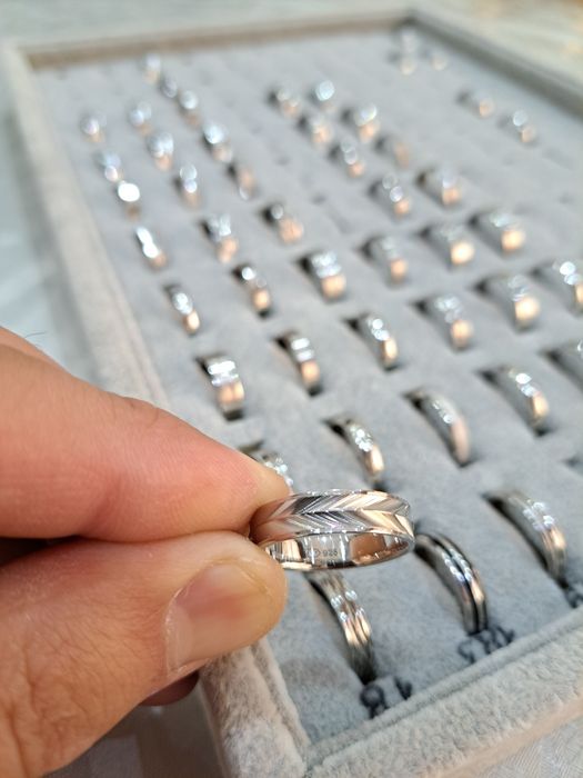 Мужские Обручальные из Серебро, Kumush Uzuklar, 925 proba Kumush Uzuk