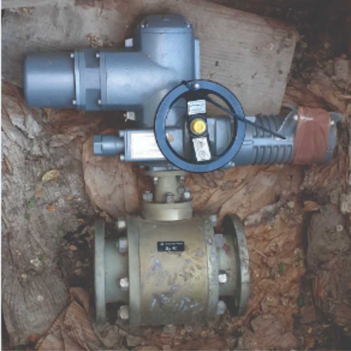 Кран шаровой DN80, PN16 с электроприводом "AUMA"