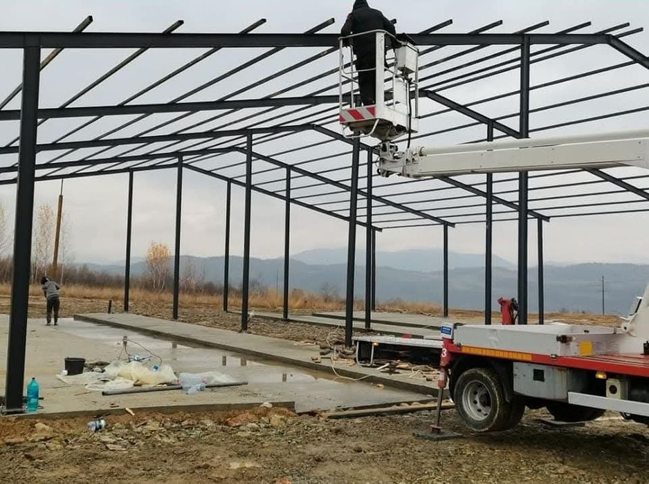 Confectionam hale metalice după proiectul clientului. Avans 0 %