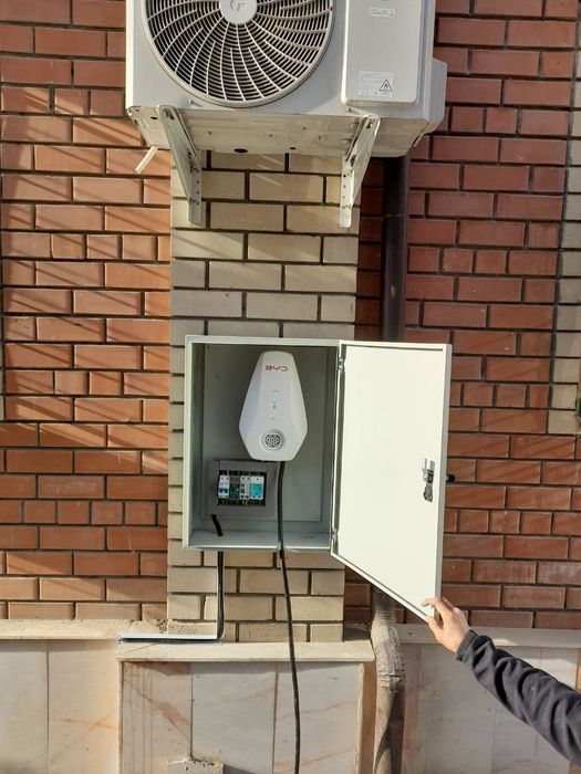 Установка электро зарядки 100$