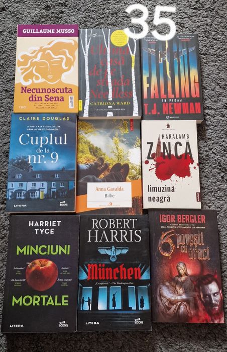 Carti diverse, dragoste, adolescenti, suspans, crime