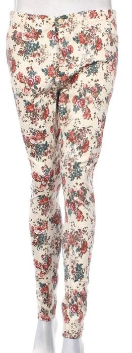 Zara Trafaluc нови флорални дънки EU 38