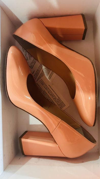 Pantofi dama piele naturala cu toc Musette 38
