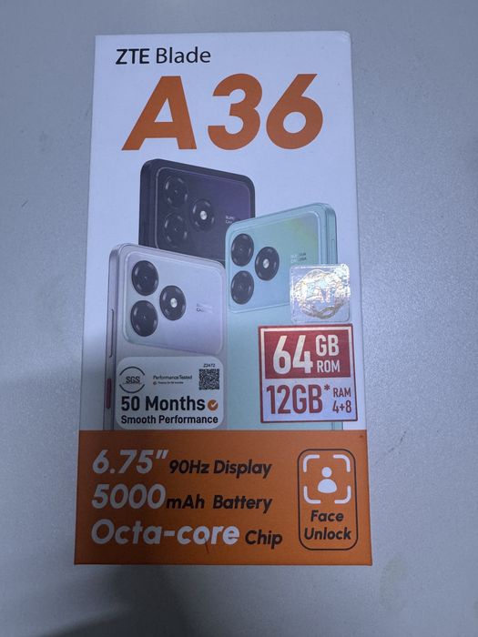 ZTB Blade A36 память 64 гб