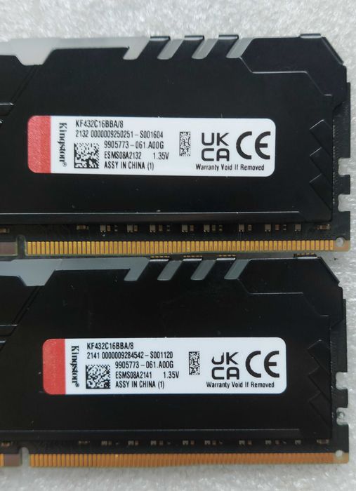KIT Memorii 16GB(2X8GB) DDR4 3200Mhz KINGSTON Hyperx Beast RGB