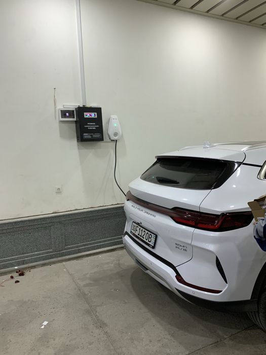 установка зарядного устройства и профисёналные электрик