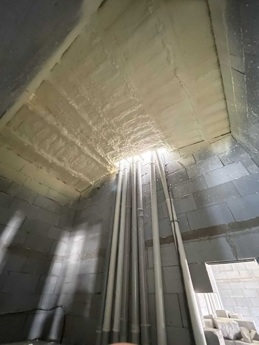 Пена Сепиш хизмати Самарканд ППУ утепления Пеной Мансарда Кровля Ангар