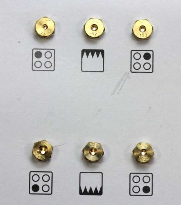 Set duze gaz natural , de bloc pentru aragazuri plite Arctic Beko