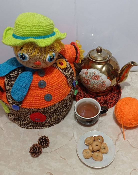 Грелка на чайник Пугало связан в единственном экземпляре