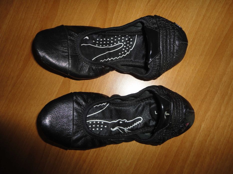 N37 Lacoste/естествена кожа/дамски балеринки
