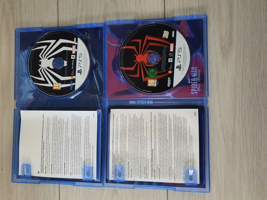 Продавам Spider man 2 i Spider man Miles Morales PS5