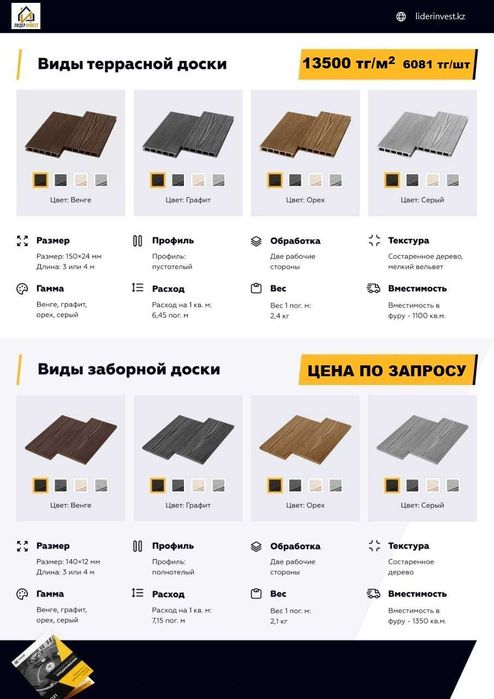 Террасная доска из ДПК декинг