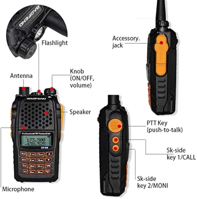 7w Радиостанция BAOFENG UV-6R