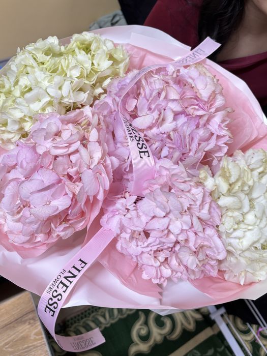 Букет гортензии свежик