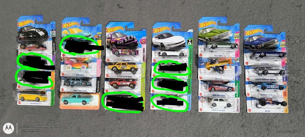Hot wheels колички