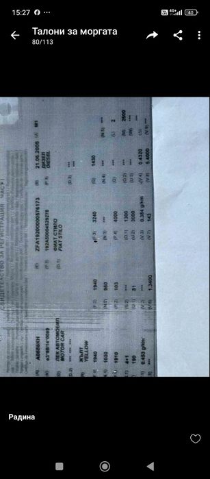 Фиат стило 1.9 138 кс  2005г на части