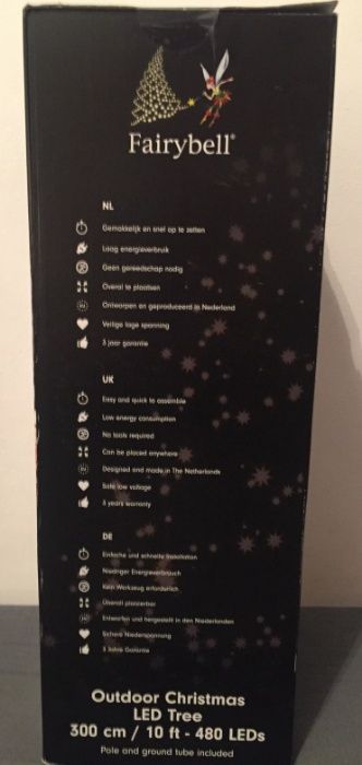 Vind Brad de Craciun din PVC 300 cm