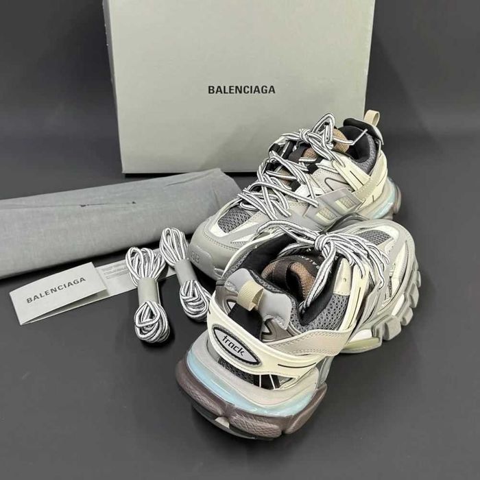 Balenciaga Track Sneaker "Grey/White"