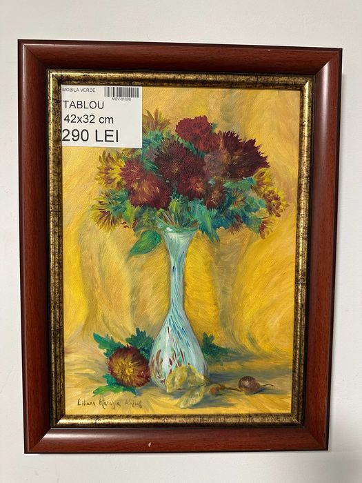 8 buc Tablou cu Picturi Diverse; Decoratiuni; Tablou Vintage cu flori