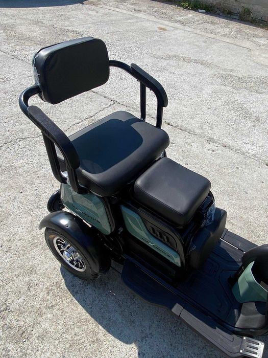 Електрическа триместна триколка MaxMotors X1 1500W Gray